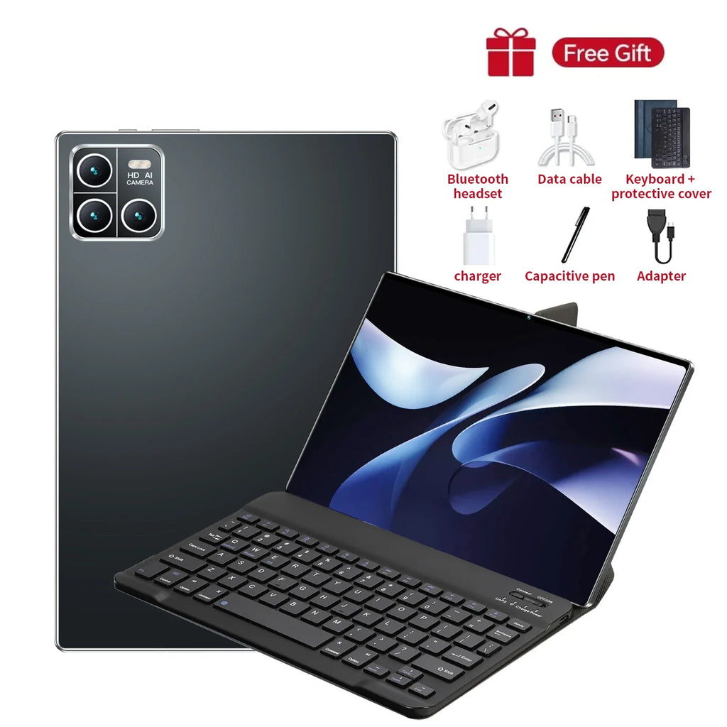 2025 Global nouvelle tablette 10.36 pouces Android 14 Pad 13 Pro 16GB 1TB Snapdragon 8 Gen2 4K HD 5G WIFI Bluetooth 20000mAh tablettes