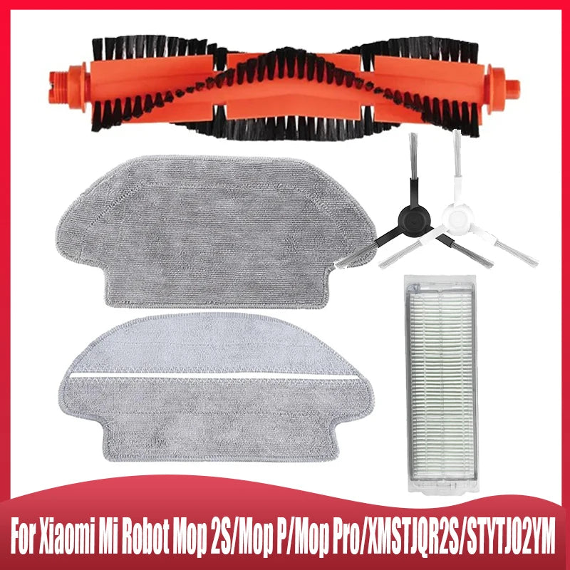 Pour aspirateur Robot Xiaomi Mi Mop 2S/Mop P/Mop Pro/XMSTJQR2S/STYTJ02YM, brosse latérale principale, filtre Hepa, pièces de rechange