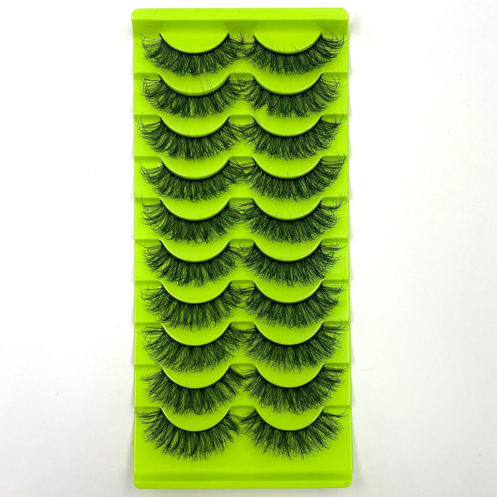 10 paires de Faux Cils 8D en vison naturel, Volume dramatique, Extension de Faux Cils, vente en gros, outil de maquillage