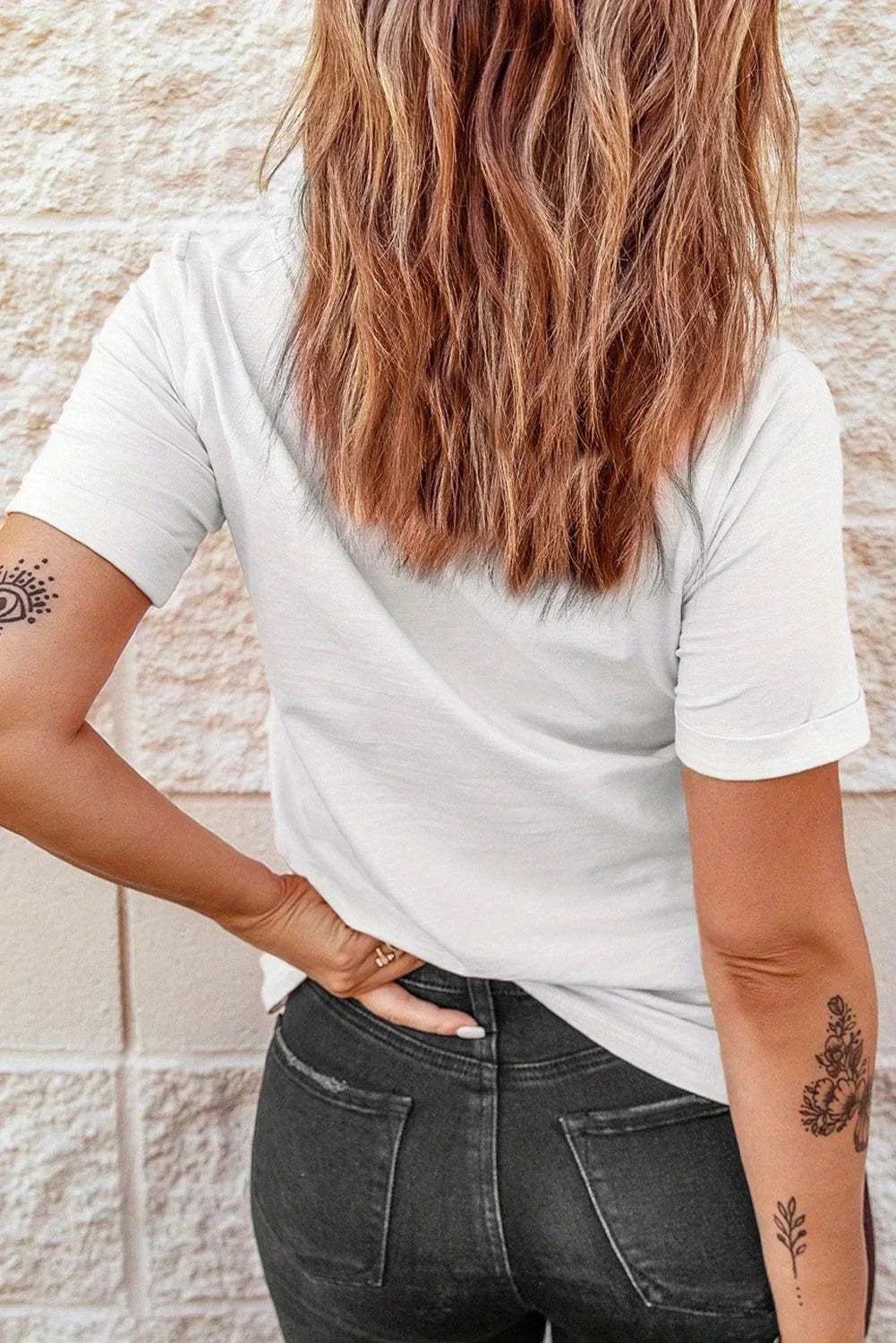 T-shirt imprimé ours en peluche pour femme, col rond doux, manches courtes, décontracté, parfait pour la mode printemps et été