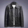 Veste de motard décontractée en cuir pour hommes, veste de motard de moto, vêtements d'extérieur vintage pour hommes, mode masculine, printemps, automne, grande taille, 8XL
