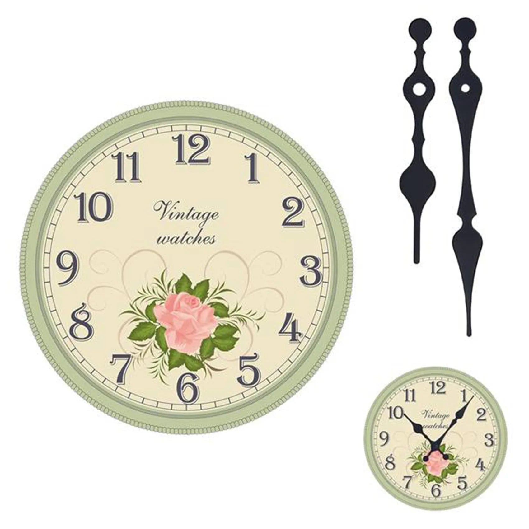 AA97 16mm Quartz bricolage horloge murale moteur Kit mécanisme de mouvement grande pelle horloge pièces réparation mouvement de remplacement