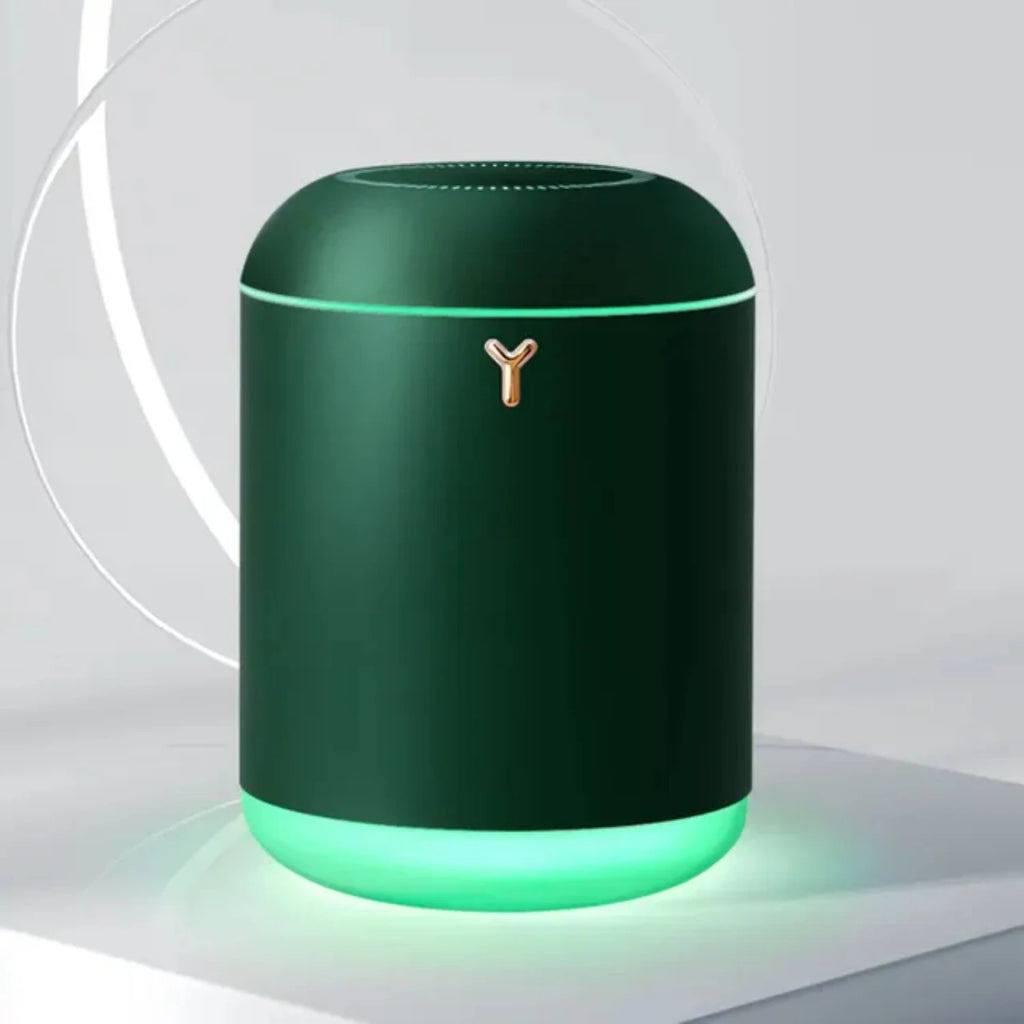 Humidificateur d'air de bureau domestique de grande capacité 1000ml, brumisateur USB avec lumière LED de couleurs, petit humidificateur de Table à brouillard lourd