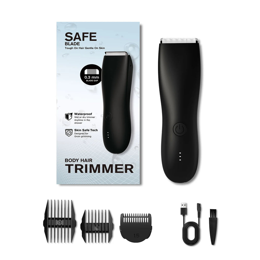 Tondeuse corporelle électrique rechargeable pour femmes et hommes, rasoir pour zones intimes, aisselles et corps, tondeuse bikini, épilateur