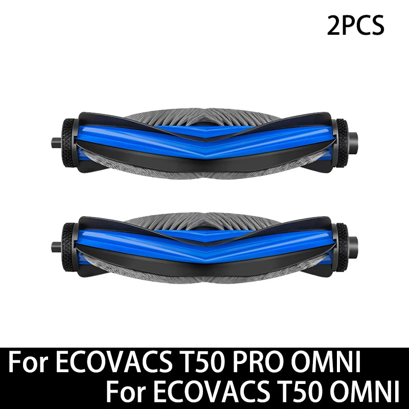 Accessoires pour ECOVACS T50 PRO OMNI / T50 OMNI : brosses latérales principales, chiffons de nettoyage, filtres HEPA, sacs à poussière, pièces détachées pour robot aspirateur