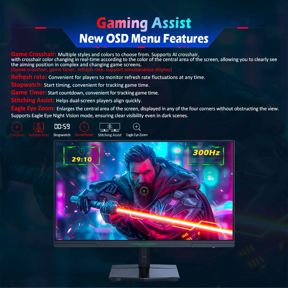 OUS-Moniteur de jeu AN ARMY P2510HS, écran IPS rapide CSOT, taux de rafraîchissement 24.5Hz, HDR400, temps de réponse GTG 1ms, 1920 pouces, 1080x300