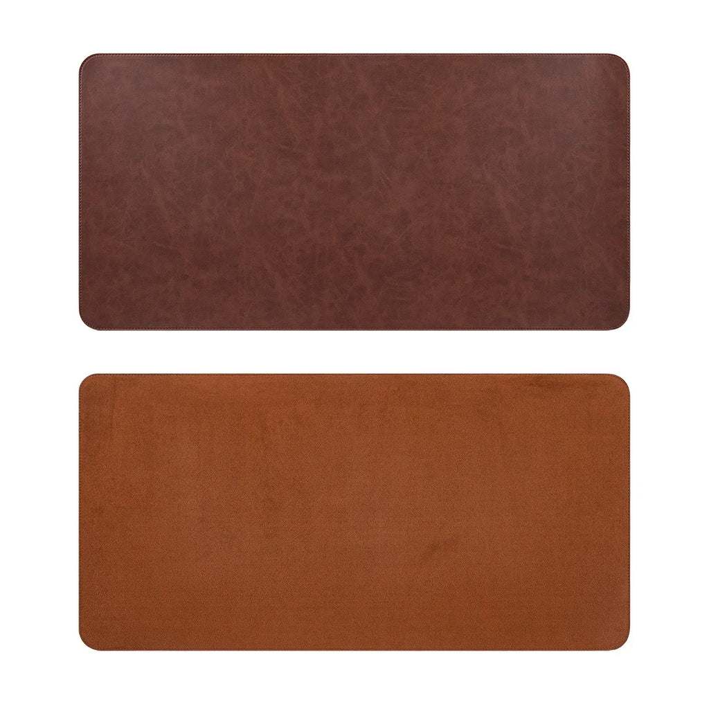 Tapis de bureau imperméable en PU, housse de protection, grand tapis de souris pour ordinateur portable, antidérapant, facile à nettoyer, pour clavier
