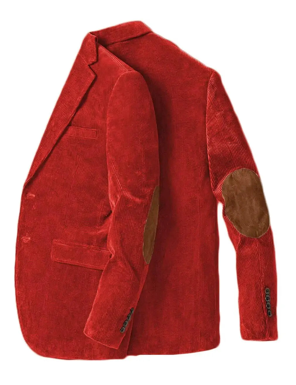 Blazer en velours côtelé pour hommes avec coudière, veste d'affaires décontractée, manteaux de Sport de printemps et d'automne