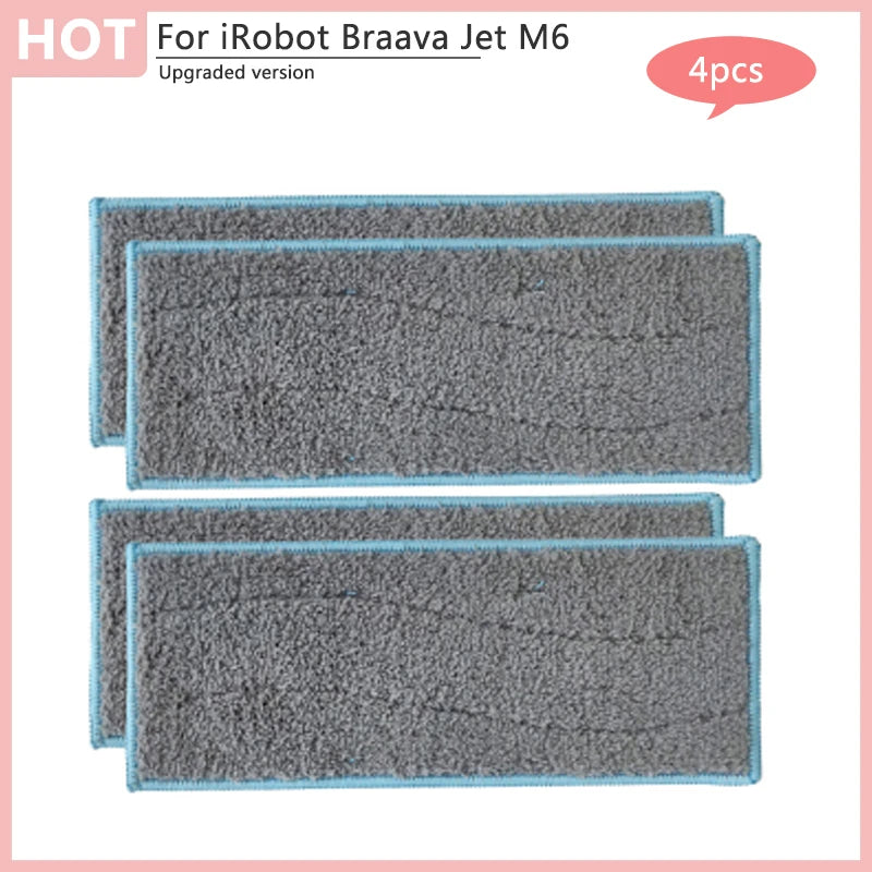 Pour aspirateur Robot iRobot Braava Jet M6, nettoyage humide et sec, chiffons de nettoyage, tampons, accessoires de remplacement, pièces lavables