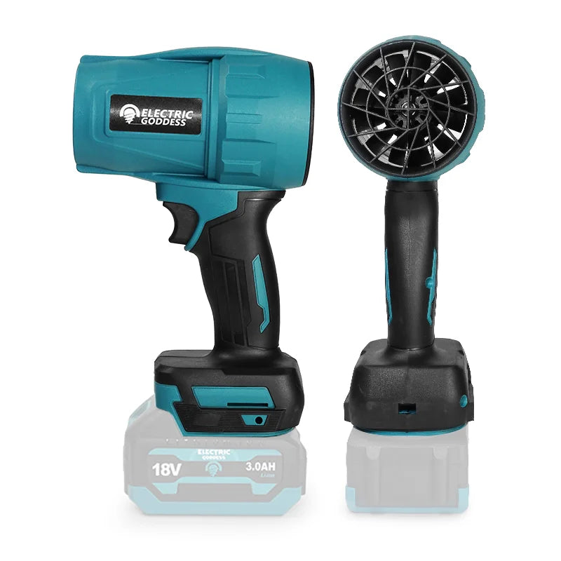 Makita – ventilateur d'air puissant sans balais, 1500W, électrique sans fil, Mini souffleur d'air portatif, outil électrique pour broche de batterie 18V