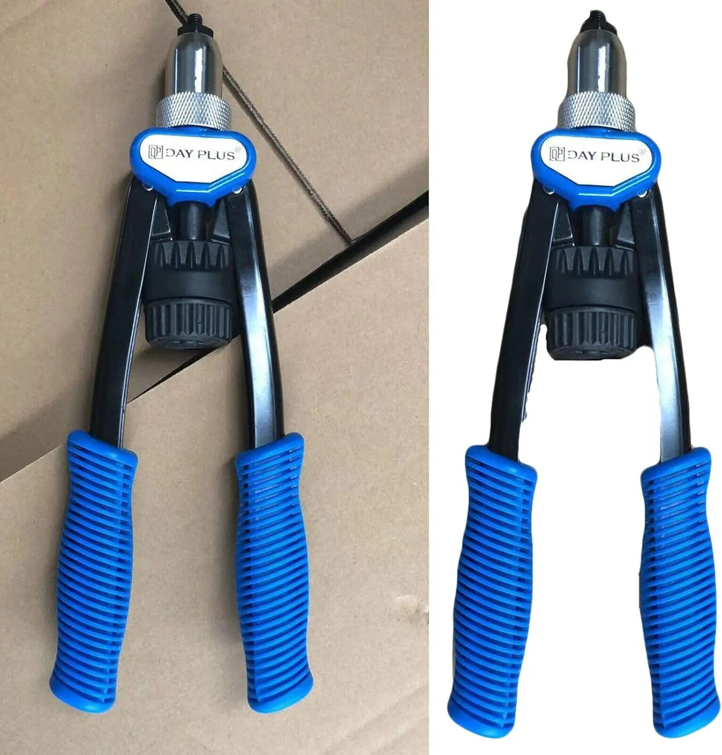 DayPlus-Jeu de Pinces à Écrou à Rivets, Pistolet à Écrous à Riveter RapDuty Hand Rivcirculation, 150 kg en M5, M6, M8, M10, M12