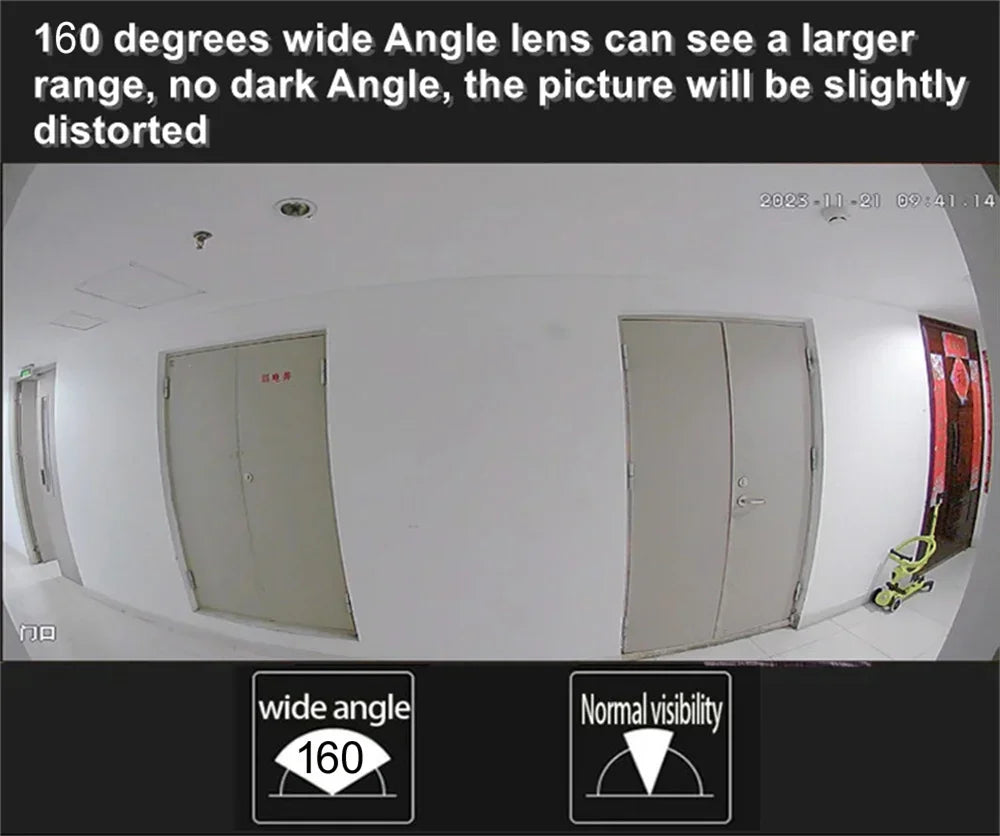 1080P Tuya vie intelligente maison visionneuse numérique Peepholes porte caméra oeil WiFi IR Vision nocturne porte oeil caméra Ir 5G 16mm plus petit