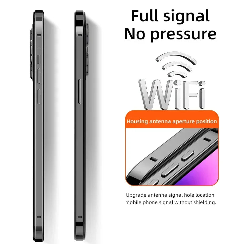 Étuis de téléphone en métal et aluminium, cadre hybride en Silicone, pour iPhone 17 16 15 Pro Max 14 13 12, pare-chocs à meilleure chaleur