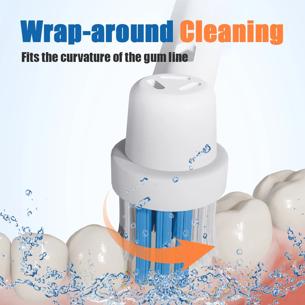 Compatible avec les têtes de brosse à dents de rechange pour brosse à dents électrique Oral B, recharge de tête de brosse à dents pour OralB 100 300 500 1000