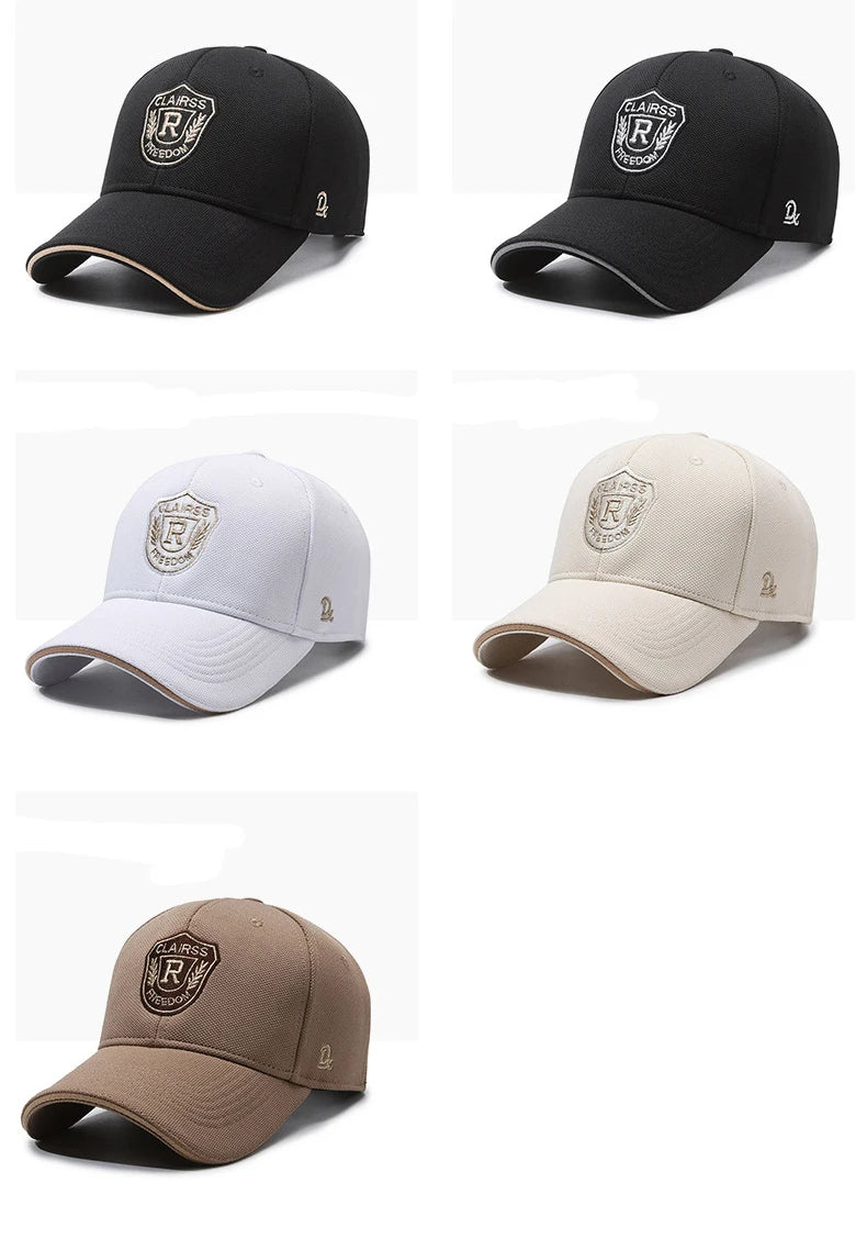 Casquette de Baseball brodée pour hommes, chapeau de soleil pour Sports de plein air, loisirs, européen et américain, nouvelle collection printemps et automne