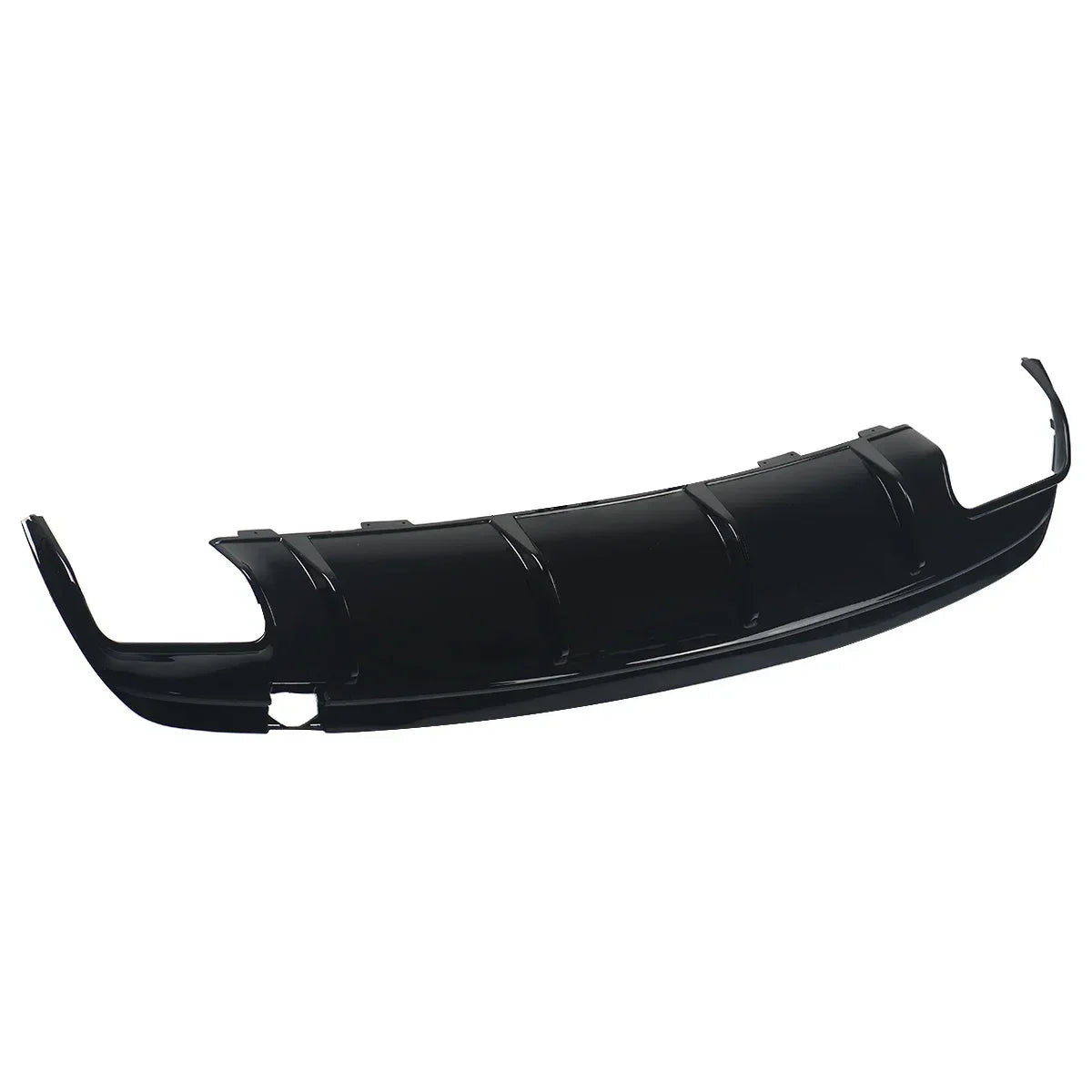 MagicKit pour Mercedes Benz AMG W117 C117 X117 diffuseur arrière avec tuyaux d'échappement CLA260 CLA45 brillant à lèvres de pare-chocs arrière noir
