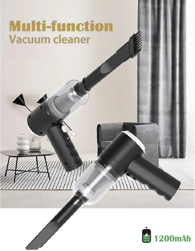 Aspirateur de voiture sans fil 9000Pa, chargement USB, appareil de nettoyage Portable 1200mAh, Mini aspirateur humide et sec pour la maison
