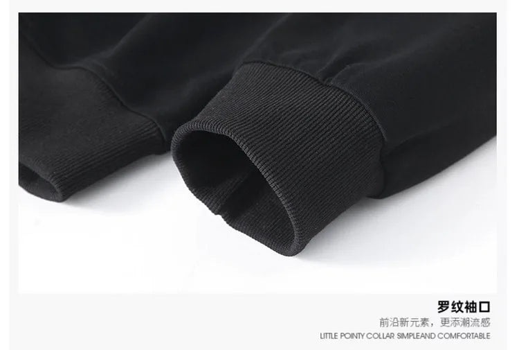 Sweat-Shirt à Demi Col Roulé pour Homme, Vêtement de Grande Taille, à Manches sulf, avec Fermeture Éclair, Adapté au Printemps et Automne, 10XL