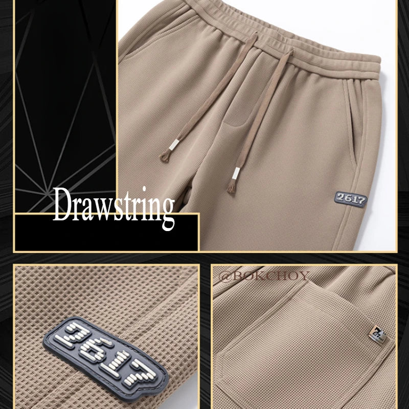 Pantalon droit décontracté pour homme, vêtements de proximité, streetwear uni, nouveau, printemps 2025, fjZG9860