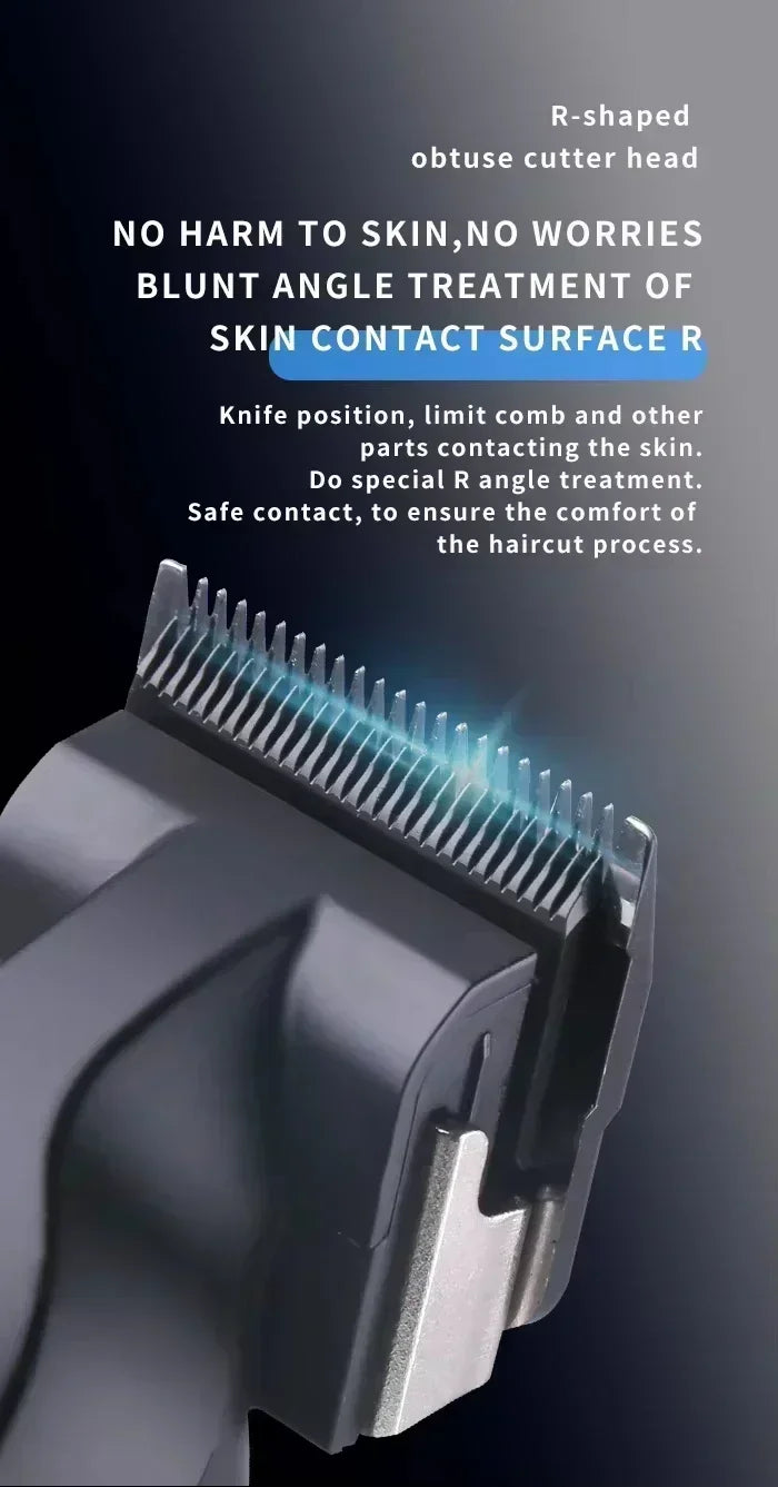 Kemei Kit de tondeuse à cheveux originale KM-2296 KM-2299 KM-T95 tondeuse à cheveux électrique Rechargeable barbier rasoir professionnel pour hommes