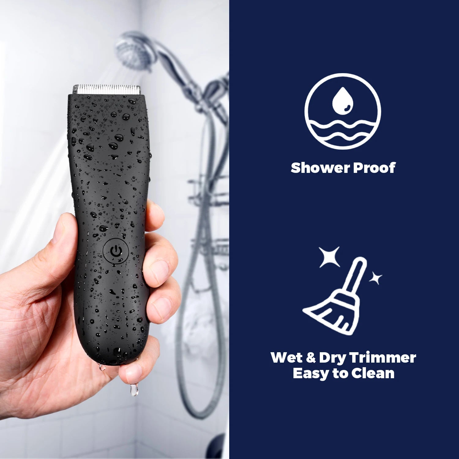 Tondeuse corporelle électrique rechargeable pour femmes et hommes, rasoir pour zones intimes, aisselles et corps, tondeuse bikini, épilateur