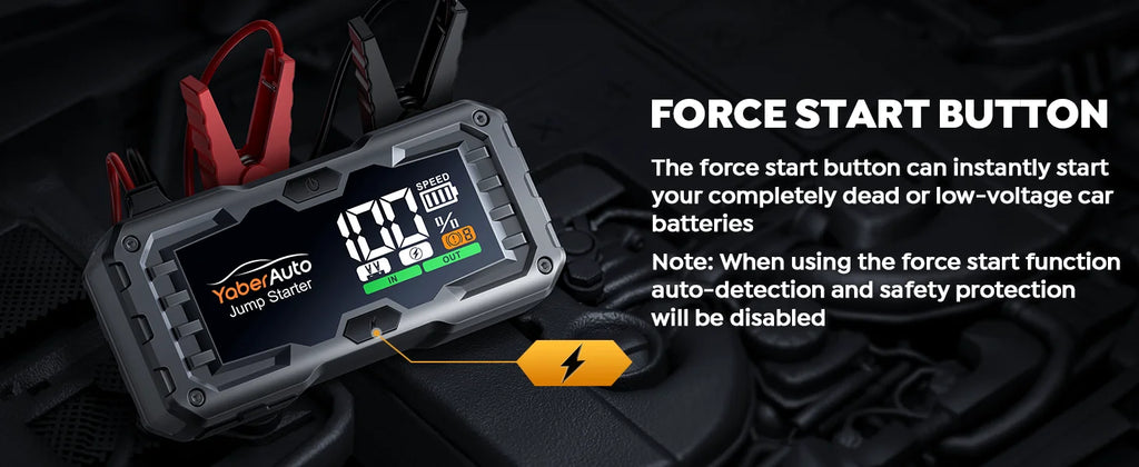 Yaber 4000A démarreur de saut de voiture batterie de voiture Portable Booster d'urgence dispositif de démarrage démarreur de voiture 2025