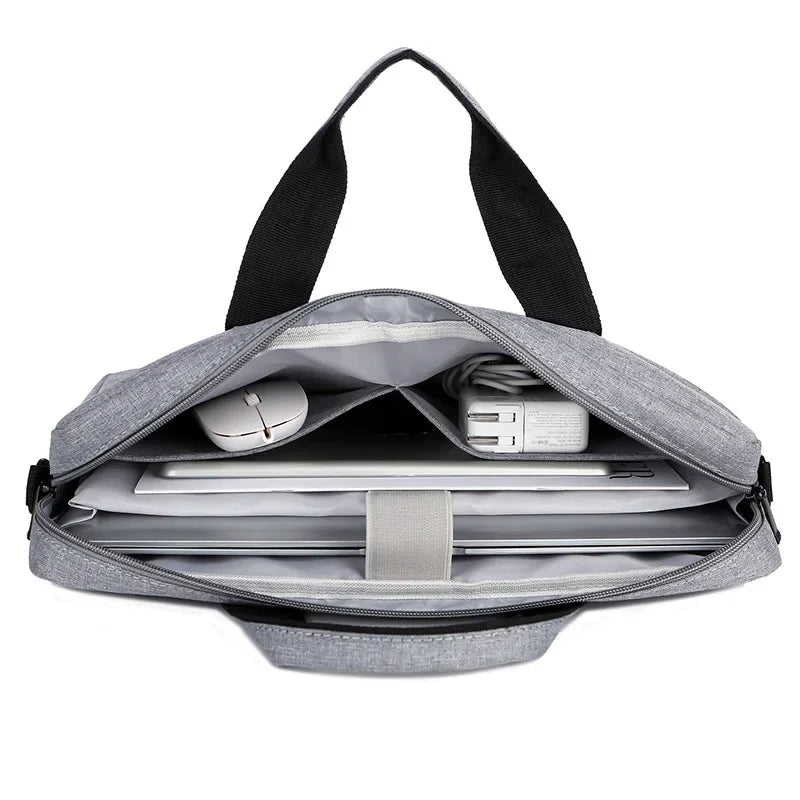 Sac pour ordinateur portable, sac à main à bandoulière, pochette pour ordinateur portable, porte-documents pour Macbook Air Pro HP Huawei Asus Dell Xiaomi de 14 15 17 pouces