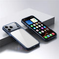 Coque de protection transparente antichoc de luxe pour iPhone 17 Air, 17, 17 Pro, 17 Pro Max – Housse arrière rigide hybride transparente en TPU+PC