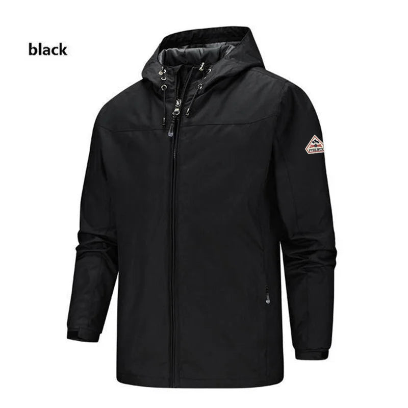 Printemps automne Softshell coupe-vent motif de broderie hommes/femmes veste à glissière coupe-vent en plein air alpinisme sport pour manteau
