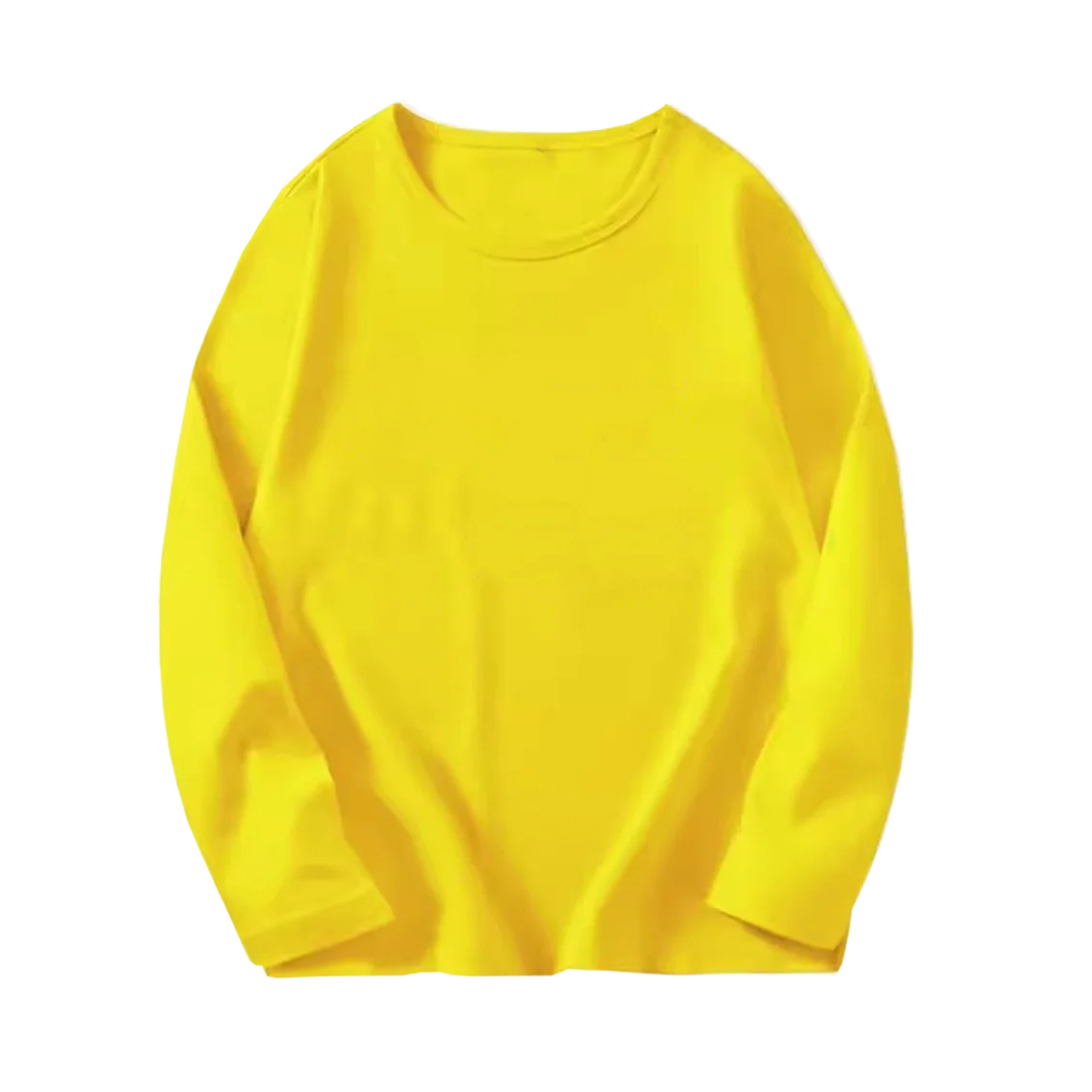 8 couleurs enfants coton à manches longues col rond t-shirt garçons fille printemps automne mince Tops basiques adolescent 6 8 10 12 ans