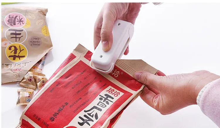 Mini Machine à sceller les sacs Hea, scelleuse d'emballage, sacs alimentaires en plastique thermique
