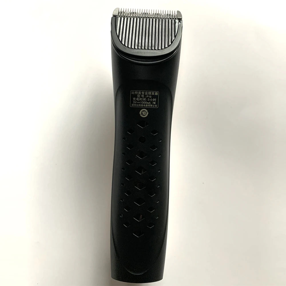 BTM P19 tondeuse à cheveux professionnelle tondeuse à cheveux pour Salon de coiffure ensemble de coupe de cheveux électrique Rechargeable hommes Machine de coupe de cheveux