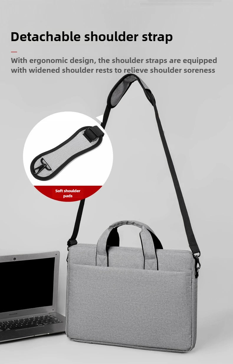 Sac pour ordinateur portable, sac à main à bandoulière, pochette pour ordinateur portable, porte-documents pour Macbook Air Pro HP Huawei Asus Dell Xiaomi de 14 15 17 pouces