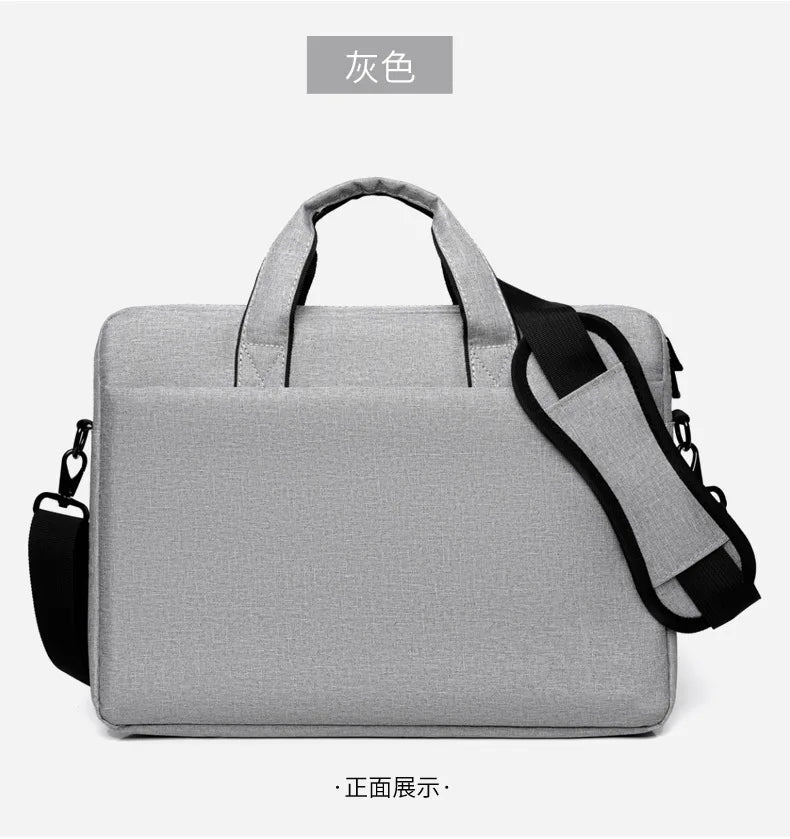 Sac pour ordinateur portable, sac à main à bandoulière, pochette pour ordinateur portable, porte-documents pour Macbook Air Pro HP Huawei Asus Dell Xiaomi de 14 15 17 pouces