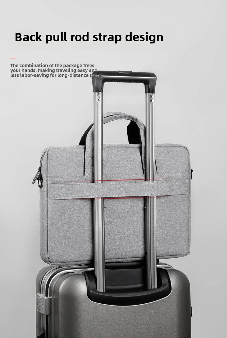 Sac pour ordinateur portable, sac à main à bandoulière, pochette pour ordinateur portable, porte-documents pour Macbook Air Pro HP Huawei Asus Dell Xiaomi de 14 15 17 pouces