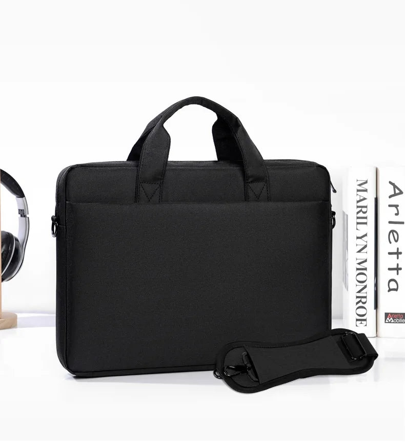 Sac pour ordinateur portable, sac à main à bandoulière, pochette pour ordinateur portable, porte-documents pour Macbook Air Pro HP Huawei Asus Dell Xiaomi de 14 15 17 pouces