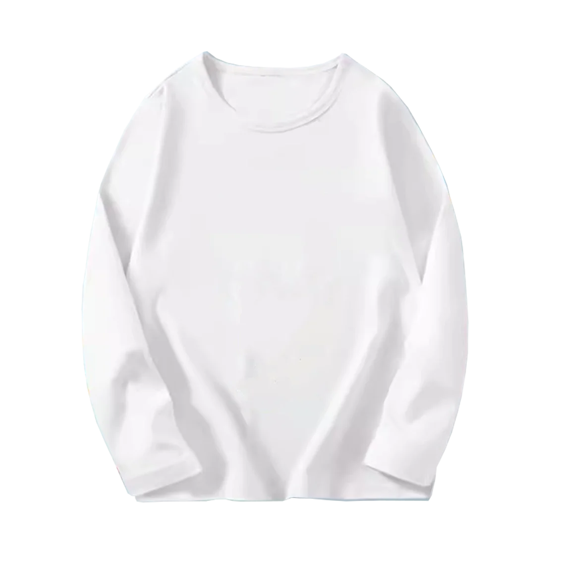 8 couleurs enfants coton à manches longues col rond t-shirt garçons fille printemps automne mince Tops basiques adolescent 6 8 10 12 ans
