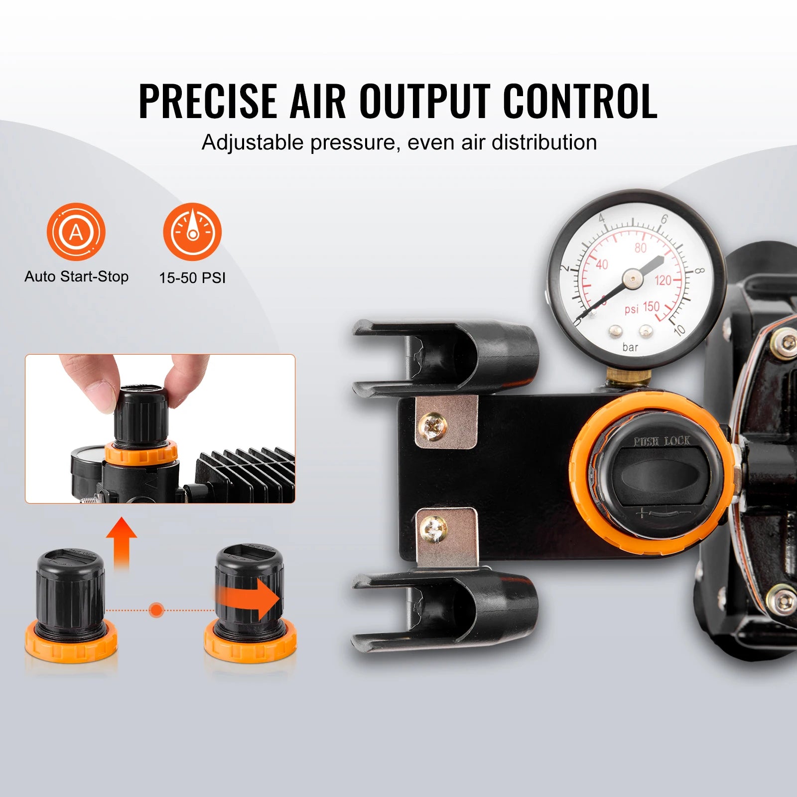 SucceBuy Kit d'aérographe, compresseur d'air à double ventilateur Kit de système d'aérographe professionnel aérographes ensemble de brosses de nettoyage de roue de mélange