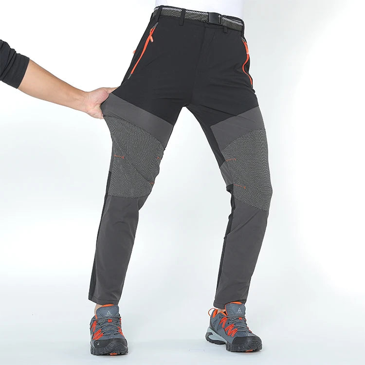 Pantalons longs d'extérieur pour hommes, élastiques, à séchage rapide, imperméables, pantalons de randonnée, légers et d'assaut, printemps et été