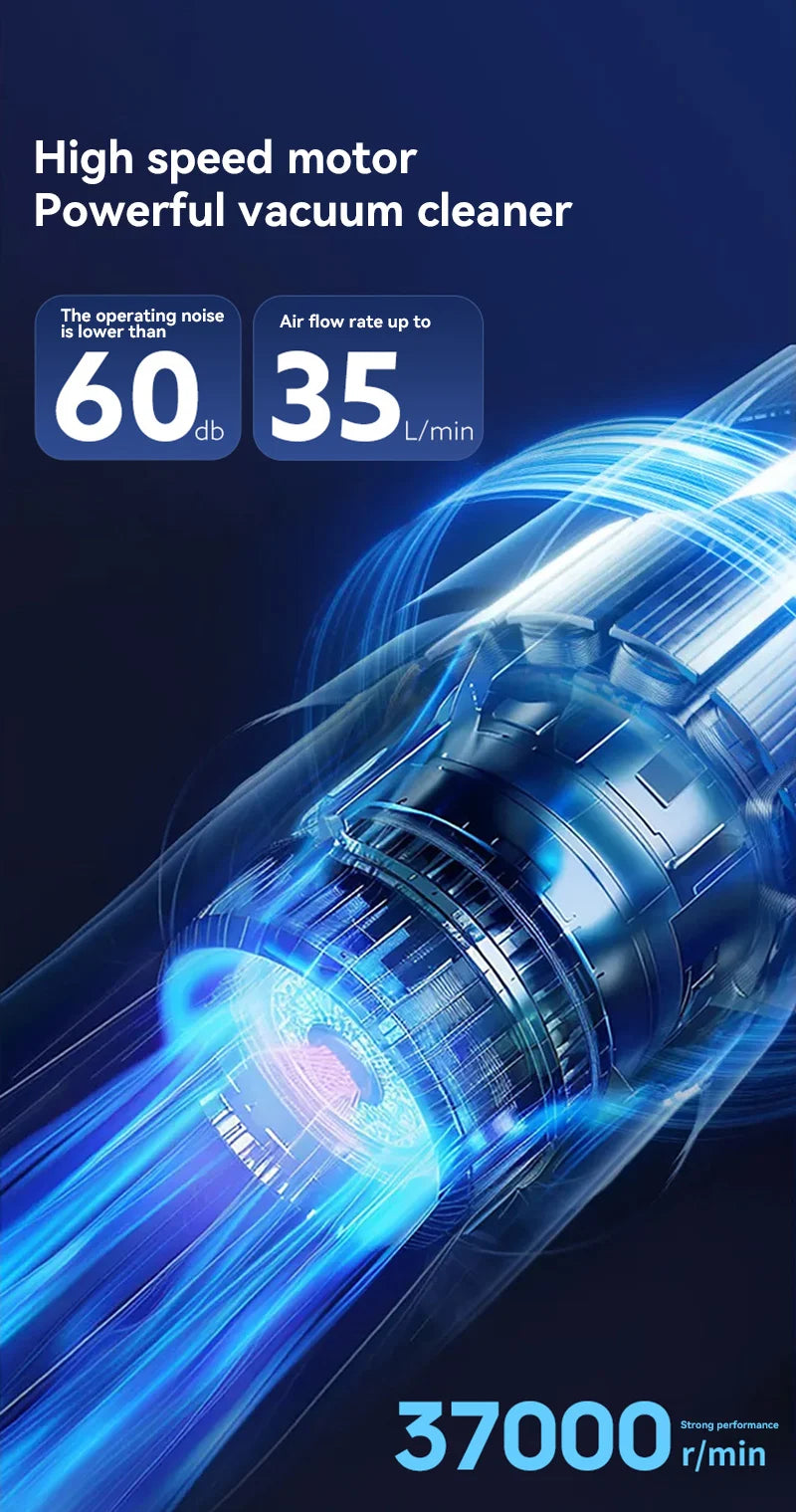 Youpin collecteur de poussière aspirateur Portable aspiration puissante électrique sans fil maison intelligente nettoyage voiture aspirateur 2025 nouveau