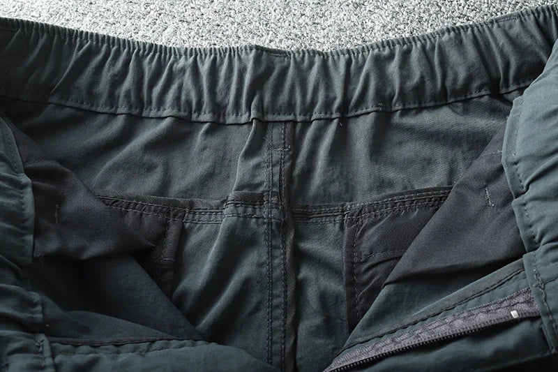 Pantalon cargo multi-poches pour homme, coupe-vent, imperméable, équipement de chasse, trekking, printemps, extérieur, skip fjj