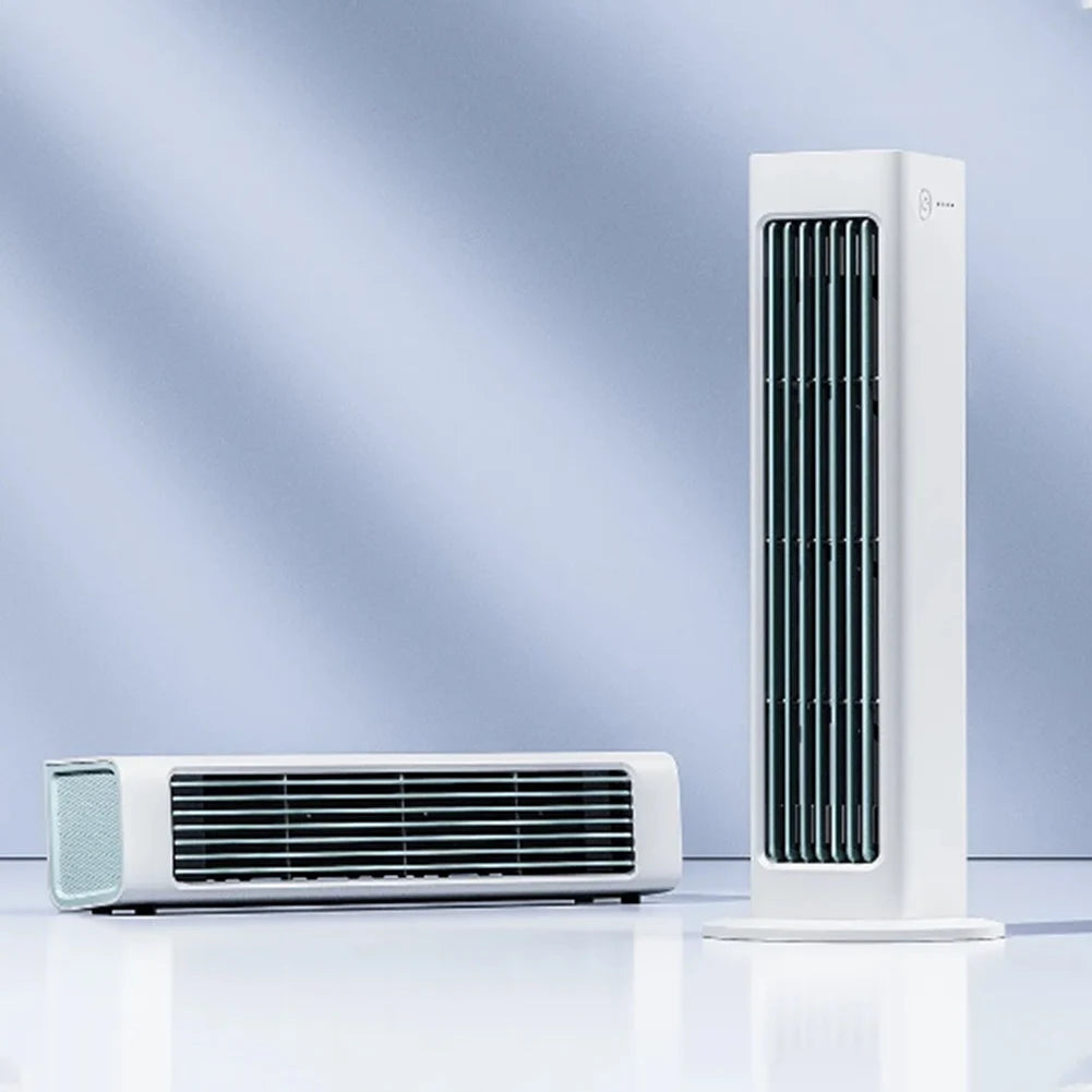 Ventilateur tour Portable sans feuilles, refroidisseur d'air 4000mAh, ventilateur de bureau, climatiseur sans lame à 3 vitesses, ventilateur sur pied pour chambre à coucher et salon