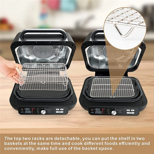 A25UAir support de friteuse pour friteuse à Air Ninja Foodi Grill XL, support de déshydrateur multicouche grille à pain grillé accessoires de friteuse à Air