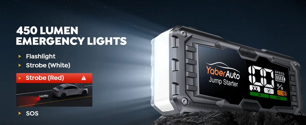 Yaber 4000A démarreur de saut de voiture batterie de voiture Portable Booster d'urgence dispositif de démarrage démarreur de voiture 2025