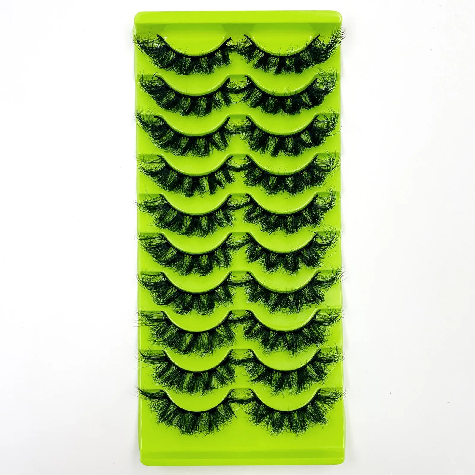 10 paires de Faux Cils 8D en vison naturel, Volume dramatique, Extension de Faux Cils, vente en gros, outil de maquillage