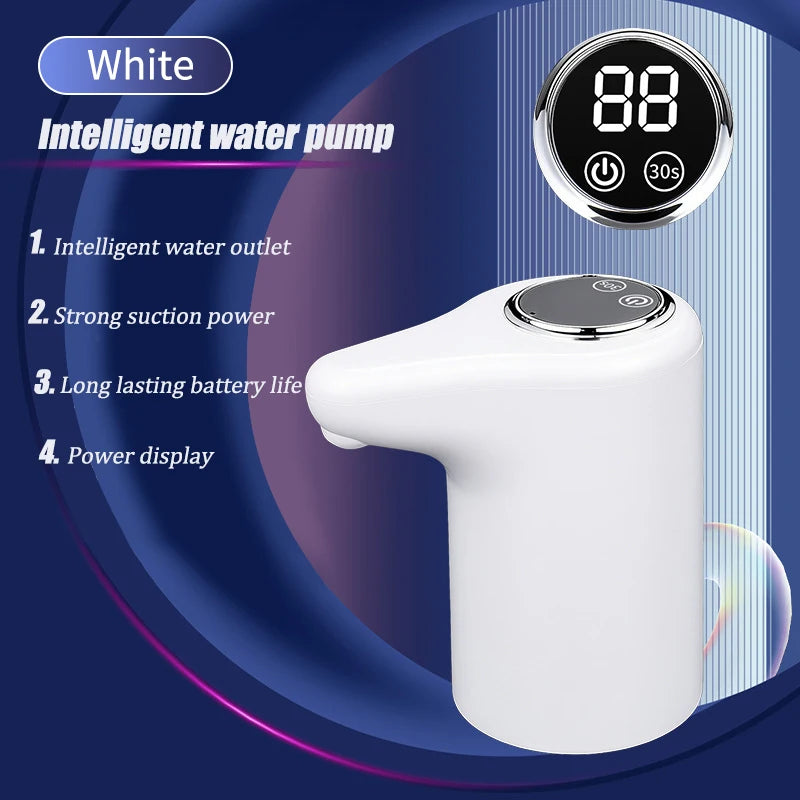 Distributeur d'eau électrique, machine à eau potable automatique intelligente pour eau en bouteille et purifiée, chargement USB