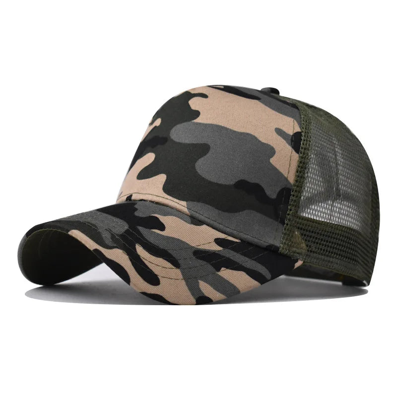 Casquette de Baseball pour adulte, chapeau en filet, couleur pure, unisexe, été, respirant, sans motif, ombre, printemps, automne, hip hop, ajusté