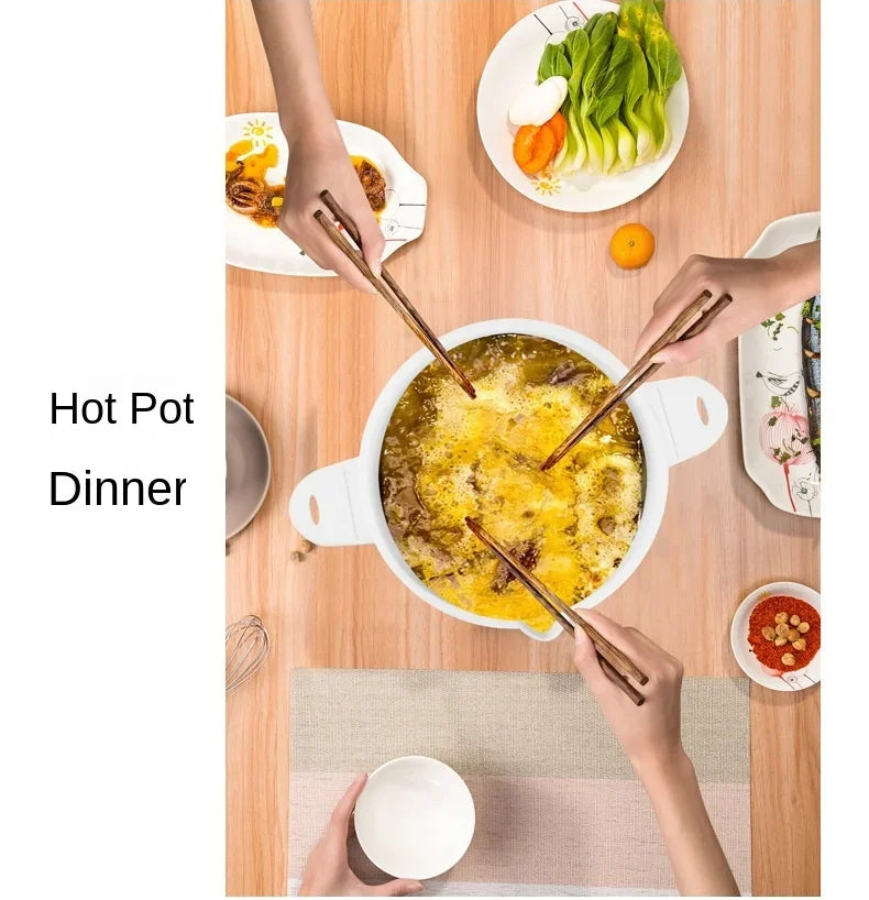 Cuiseur électrique pliant multifonction, Mini riz chaud, dortoir d'étudiants, nouilles pour cuisine, maison, voyage, EU 800w