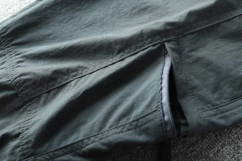 Pantalon cargo multi-poches pour homme, coupe-vent, imperméable, équipement de chasse, trekking, printemps, extérieur, skip fjj