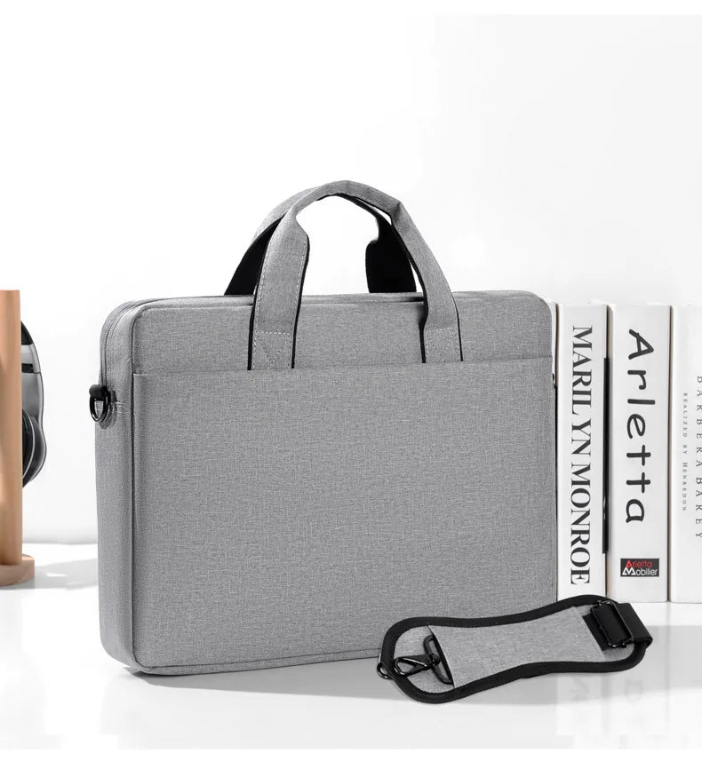 Sac pour ordinateur portable, sac à main à bandoulière, pochette pour ordinateur portable, porte-documents pour Macbook Air Pro HP Huawei Asus Dell Xiaomi de 14 15 17 pouces
